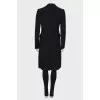 Black fitted coat