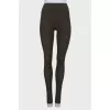 Wool fishnet leggings