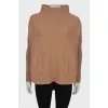 Sweater with front pocket
