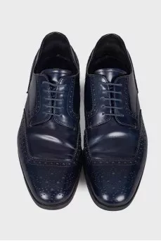 Men's dark blue brogues