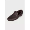 Men's brown leather shoes