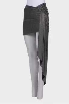 Mini skirt with rhinestones