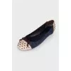 Ballerinas with decor and bow