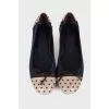 Ballerinas with decor and bow
