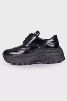 Chunky perforated sneakers