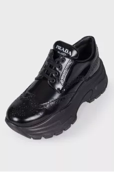 Chunky perforated sneakers