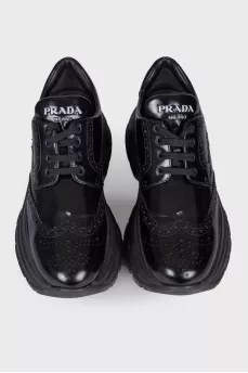 Chunky perforated sneakers