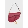 Saddle leather bag