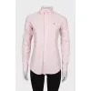 Pink striped shirt
