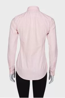 Pink striped shirt
