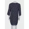 Polka dot dress with lace