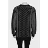 Black and White Knitted Sweater