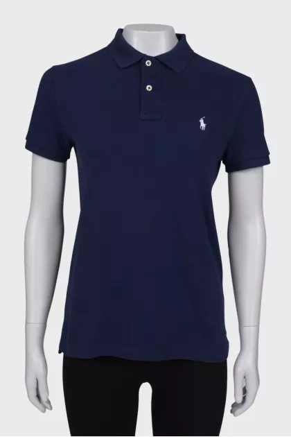 Blue polo shirt