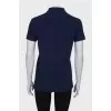 Blue polo shirt