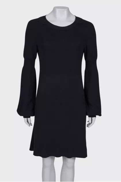 Navy blue shift dress