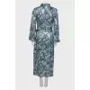 Printed wrap dress