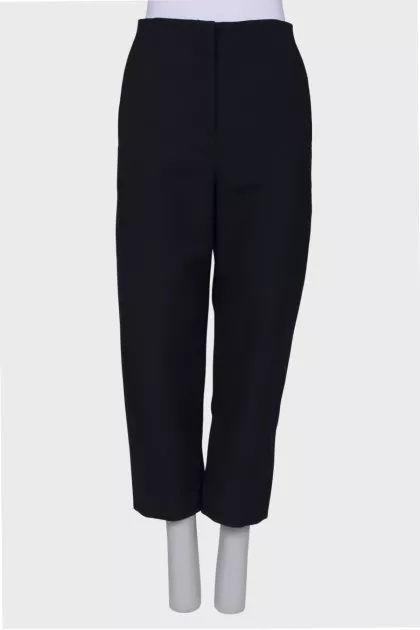 Black and blue banana pants