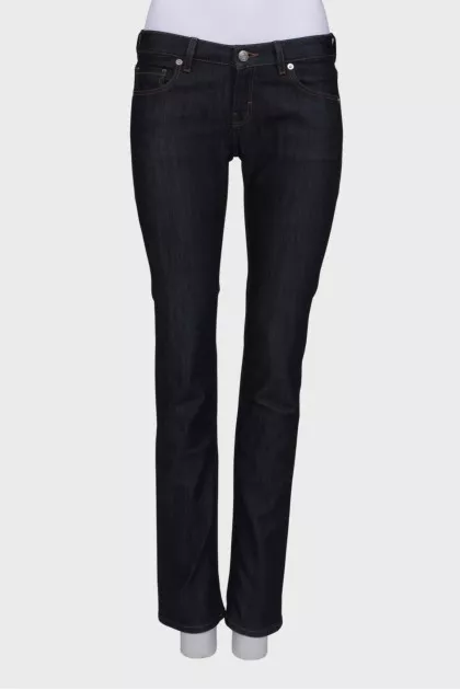 Navy blue jeans