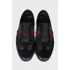Men's combined black sneakers