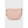 Powder colored leather bag