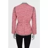 Tweed jacket with pockets