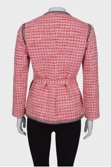 Tweed jacket with pockets