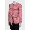 Tweed jacket with pockets