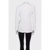 White blazer with ties