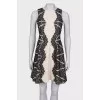 Dress with lace on the sides