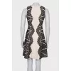 Dress with lace on the sides