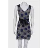 Dress with sequins on the front