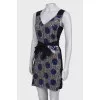 Dress with sequins on the front