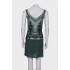 Sheer slip dress with tag