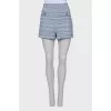 Tweed blue shorts
