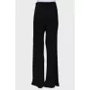 High waist trousers with chain