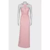 Maxi dress with lace top