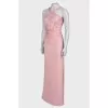 Maxi dress with lace top