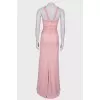 Maxi dress with lace top