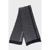 Scarf with lurex, with tag