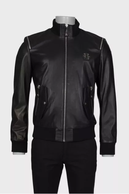 Men's leather jacket