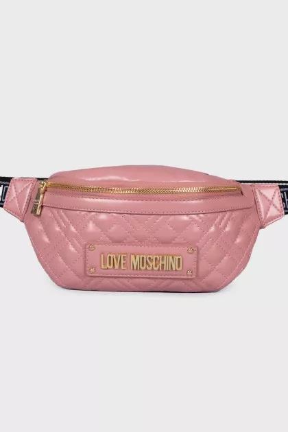 Crossbody with golden logo
