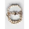 Necklace with pearls