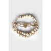 Necklace with pearls