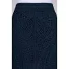 Openwork viscose skirt