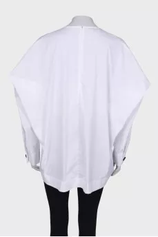White loose fit blouse