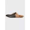 Princetown leather mules