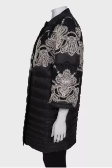 Black jacket with lace