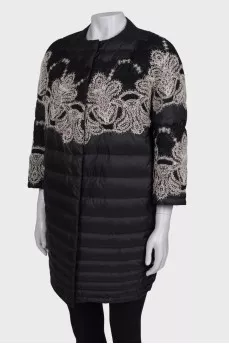 Black jacket with lace