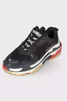 Triple S sneakers in black