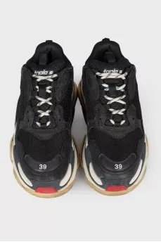 Triple S sneakers in black
